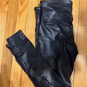 SPANXshape™ Faux Leather Leggings